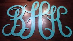 Three Letter Wooden Cutout 3 small