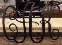 Three Letter Wooden Cutout 2 small