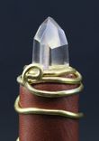 Lemurian Quartz Point, Smoky Quartz Crystal Sphere, Healing Wand 2 small