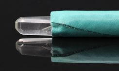 Lemurian Quartz Point, Selenite, Healing Wand, Turquoise 4 small