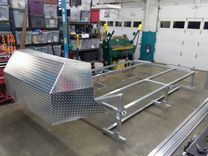 Custom Vehicle Fabrication: Aluminum Boat Rack 1 small
