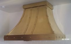 Custom Brass Wall Kitchen Hood 1 small