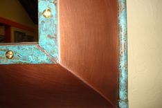 Copper Mirror Shelf Frame With Mirror 2 small