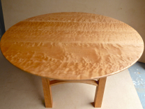 Cherry And Maple Kitchen Table 2 small