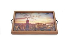 Empire State Building New York Tray+Wall Art 1 small