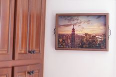 Empire State Building New York Tray+Wall Art 2 small