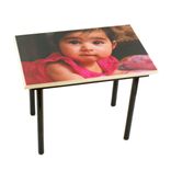 Custom End Table+Wall Art 4 small