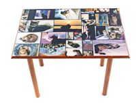 Custom End Table+Wall Art 5 small