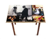 Custom End Table+Wall Art 6 small
