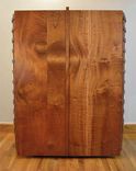 Stereo Cabinet Featuring Bent African Ribbon Sapele 1 small