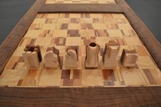 Coffee Table Featuring A Double Chess Board 5 small