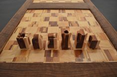 Coffee Table Featuring A Double Chess Board 4 small