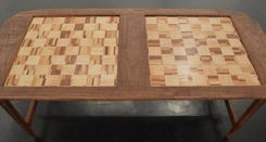 Coffee Table Featuring A Double Chess Board 2 small