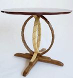 Hand Carved Kitchen Table 2 small