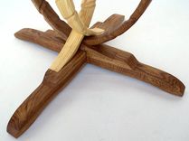 Hand Carved Kitchen Table 6 small