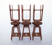 Handmade Hardwood Bar Stools 6 small