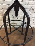 Swivel Bar Stool With Back, Rustic Stool 6 small