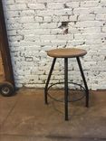Bar Stools Metal And Wood, Handmade Bar Stools 2 small