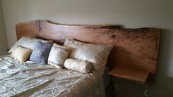 Live-Edge White Oak Headboard With Built-In End Tables 1 small