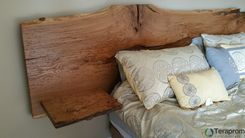 Live-Edge White Oak Headboard With Built-In End Tables 2 small
