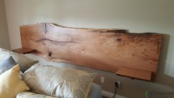 Live-Edge White Oak Headboard With Built-In End Tables 3 small
