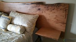 Live-Edge White Oak Headboard With Built-In End Tables 4 small
