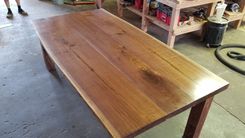 Bookmatched 3-Slab Live Edge Walnut Table With Walnut Base 2 small