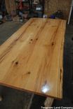Live Edge Oak Table With Sapling Pole Legs 5 small