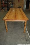 Live Edge Oak Table With Sapling Pole Legs 3 small