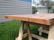 Live Edge Oak Dining Table Top 2 small