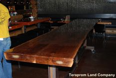 13' Long, Live Edge Walnut Bar Top 2 small