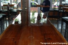 13' Long, Live Edge Walnut Bar Top 4 small