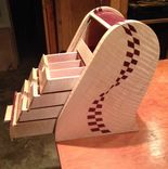 Tambour Topped Jewelry Box 2 small