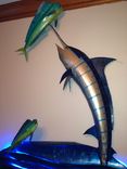 Metal Sculpture Fish 3 small