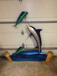 Metal Sculpture Fish 5 small