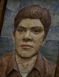 Ceramic Tile Relief Portrait 2 small