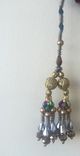 Multi Color Gold Beads Hanged With Silk Thread,Could Be Hanged In Thread. 2 small