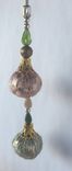 Green Pink Brocade Fabric Balls,Gold Silver Copper Velvet Beads 1 small