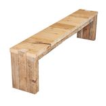 Reclaimed Barn Wood Parsons-Style Bench 1 small