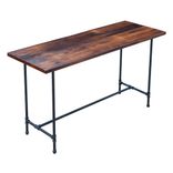 Reclaimed French Oak Industrial Style Desk 1 small