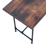 Reclaimed French Oak Industrial Style Desk 2 small