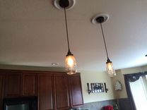 Mason Jar Pendant Light 2 small