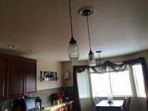 Mason Jar Pendant Light 3 small