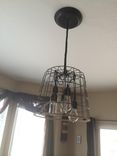 Farm Basket Chandelier Light 2 small