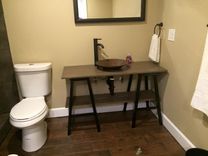 Custom Bathroom Vanity/Sink 1 small