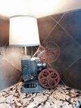 Vintage 8mm Projector Table Lamp 2 small