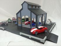 Wooden Toy Garage 1 small