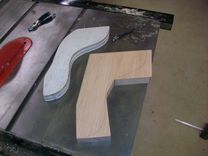 Custom Replacement Parts  (Table Leg Gable) 2 small