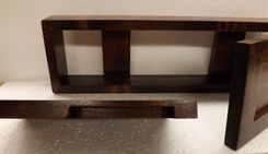 Small Wooden Shelf/Cabinet For Above Bathroom Sink. 3 small