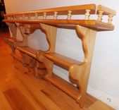 Country Display Shelf With 3d Ribbon. 1 small